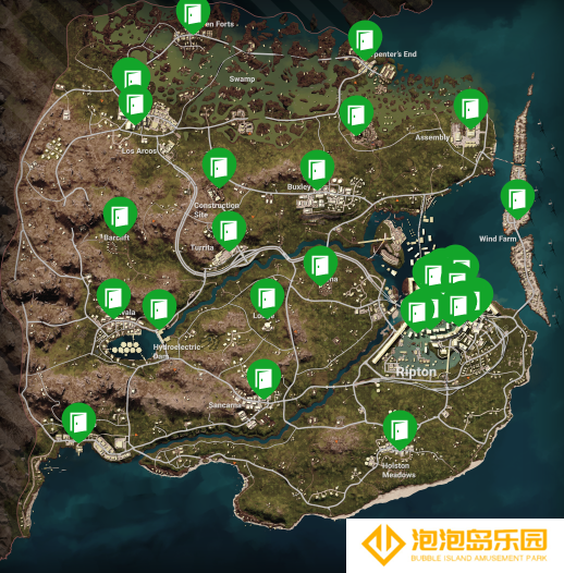 绝地求生密室位置地图一览