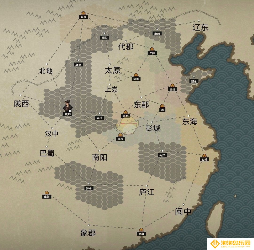 《无悔华夏》名臣分布位置大全
