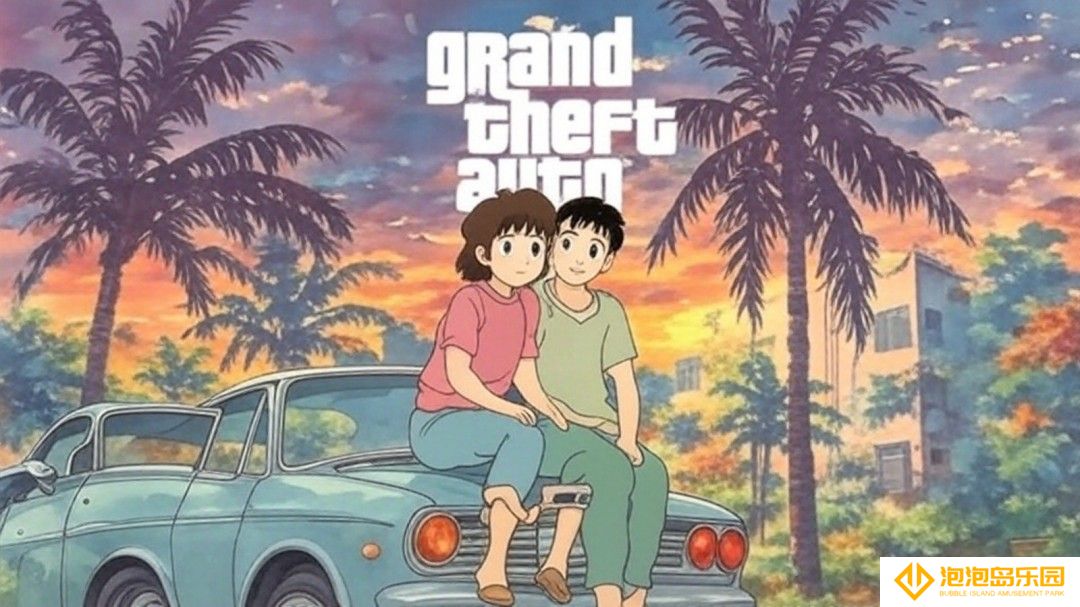温暖治愈！当《GTA6》的截图变成吉卜力画风