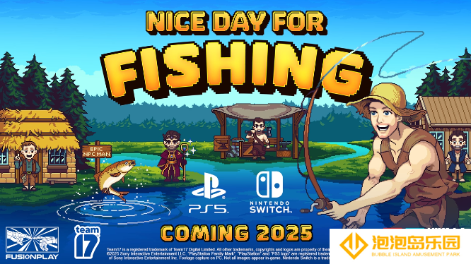 钓鱼冒险RPG游戏《Nice Day for Fishing》将在今年上线PS5和Switch