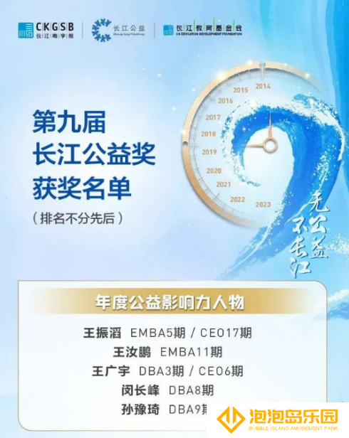 第九届长江公益奖 | 游心基金会理事长孙豫琦荣获“年度公益影响力人物”称号