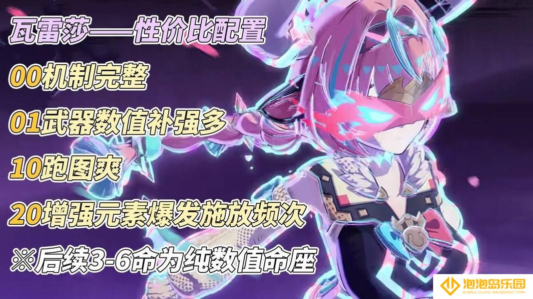 《原神》瓦雷莎全面培养攻略