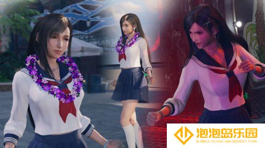 《最终幻想7：重生》新服装Mod 蒂法穿高中校服清纯