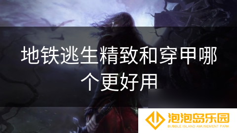 地铁逃生精致和穿甲哪个更好用