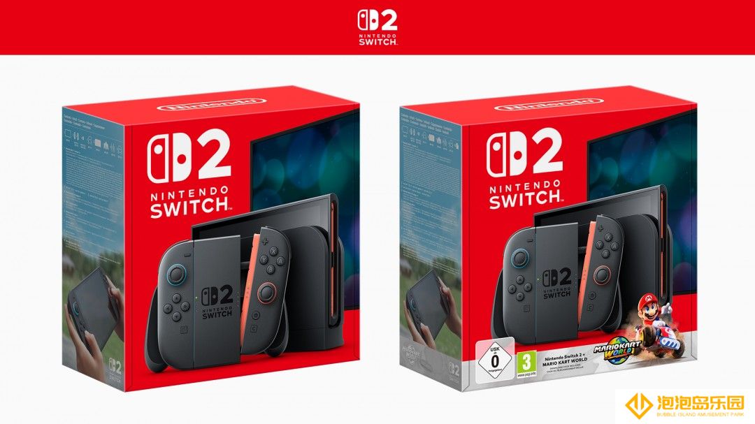 Switch 2外包装封面和Switch 2游戏封面公布