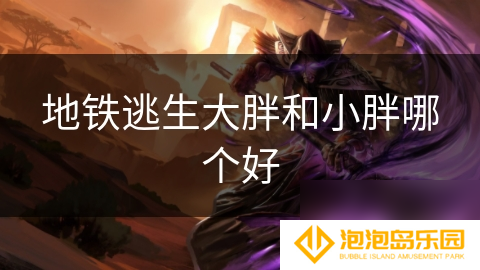 地铁逃生大胖和小胖哪个好