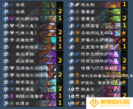 《炉石传说》标准千甲术卡组代码介绍